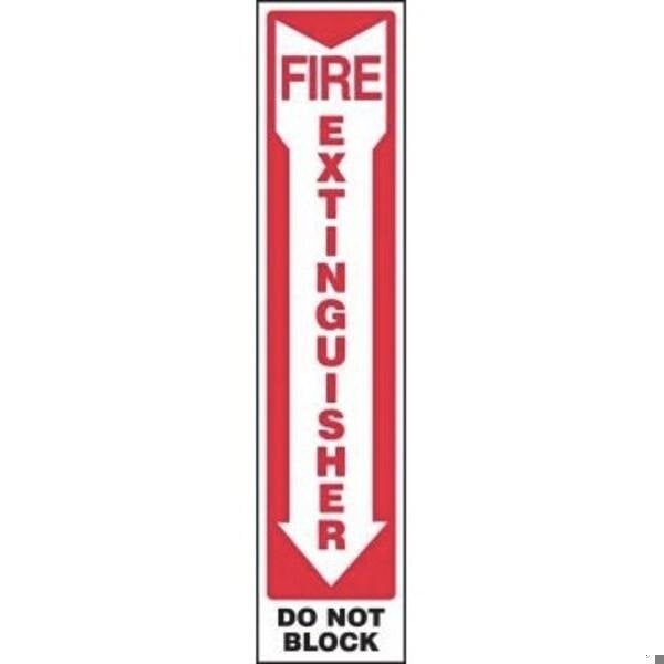 Accuform SAFETY SIGN FIRE EXTINGUISHER DOWN MFXG580XL MFXG580XL - main